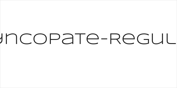 Syncopate-Regular Logo