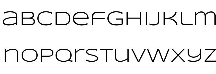 Syncopate-Regular Font LOWERCASE