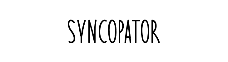 Syncopator  les polices de caractères gratuit tlcharger