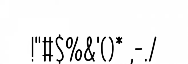 Syncopator Font OTHER CHARS