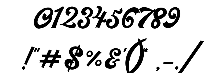 Syncrho Font OTHER CHARS