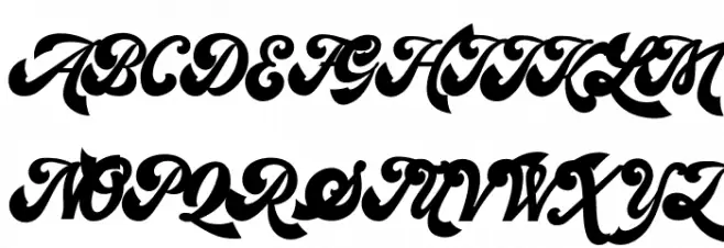 Syncrho Schriftart Groß