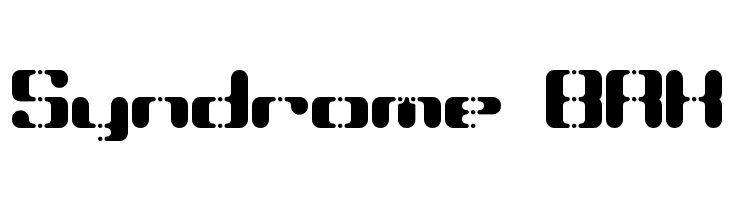 Syndrome BRK  Free Fonts Download