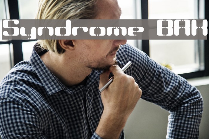 Syndrome BRK Font examples