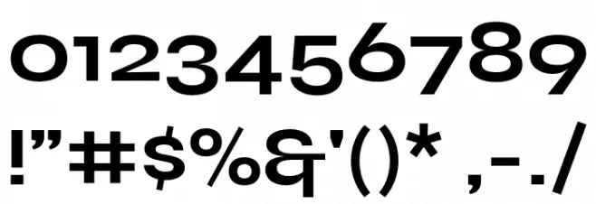 Syne Bold Font OTHER CHARS