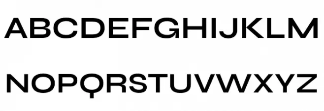 Syne Bold Schriftart Groß
