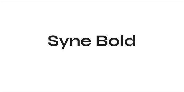 Syne Bold Logo