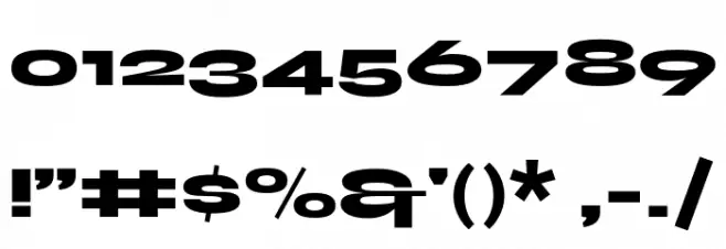 Syne Extra Font OTHER CHARS
