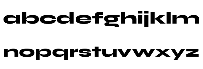 Syne Extra Font LOWERCASE