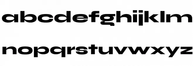 Syne Extra Font LOWERCASE