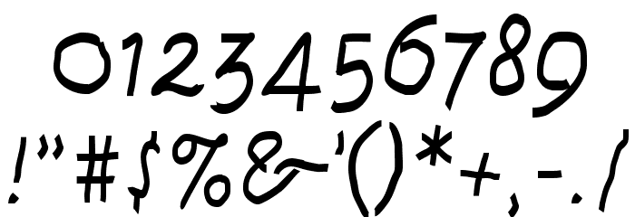 Syne Italic Font OTHER CHARS