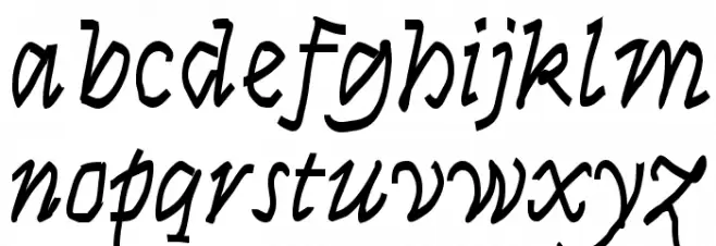 Syne Italic Fuentes MINÚSCULAS