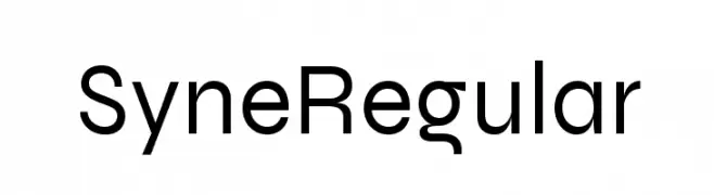Syne Regular  Descarca Fonturi Gratis