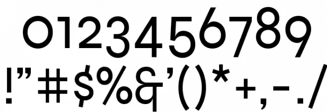 Syne Regular Font OTHER CHARS