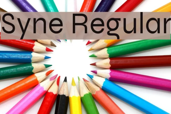 Syne Regular Example 3