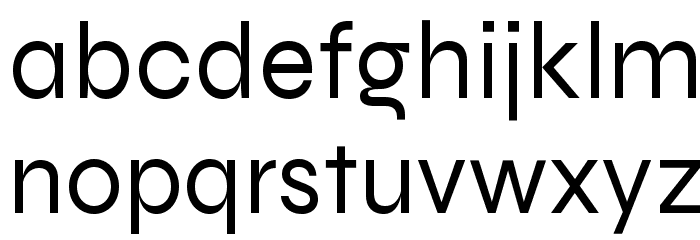 Syne Regular Font LOWERCASE
