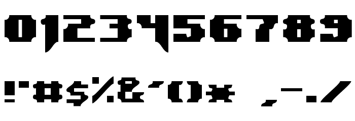 Syntax Terror Font OTHER CHARS