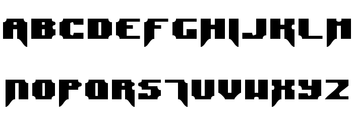 Syntax Terror Font LOWERCASE