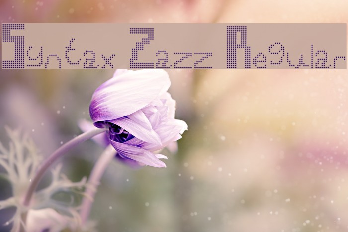 Syntax Zazz Regular Example 1