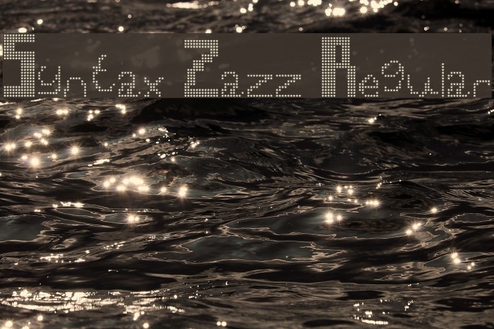 Syntax Zazz Regular Example 3