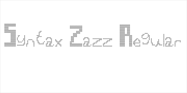 Syntax Zazz Regular Logo