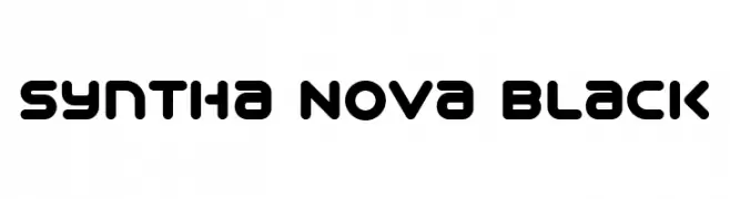 Syntha Nova Black  Fuentes Gratis Descargar
