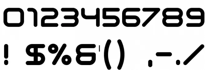Syntha Regular Font OTHER CHARS
