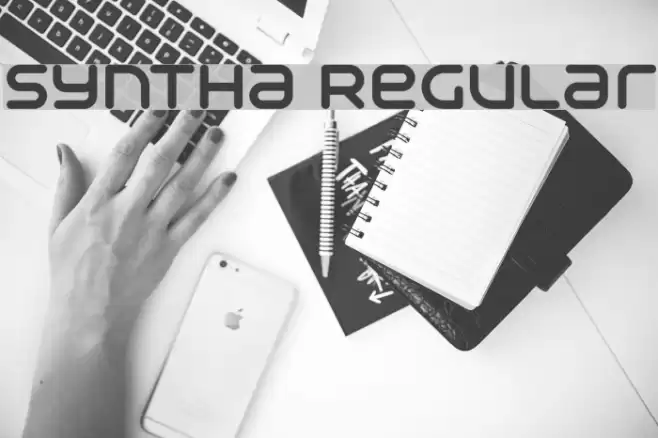 Syntha Regular Font examples