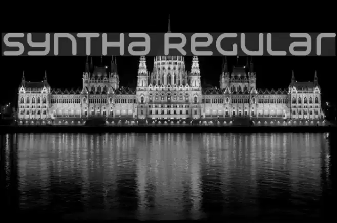 Syntha Regular Font examples