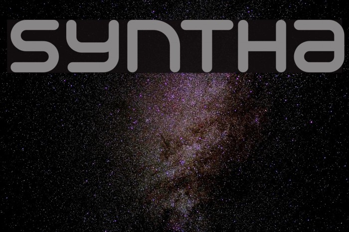 Syntha Font examples