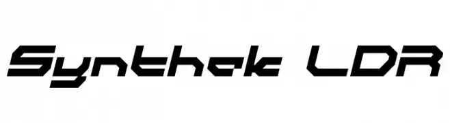 Synthek LDR  Frei Schriftart Herunterladen