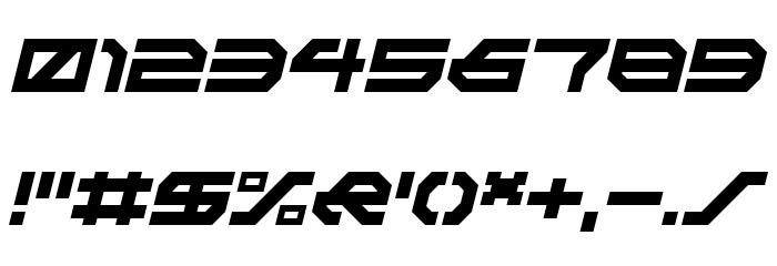 Synthek LDR Font OTHER CHARS