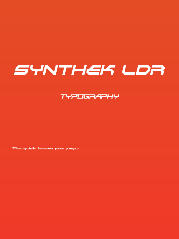 Synthek LDR Poster