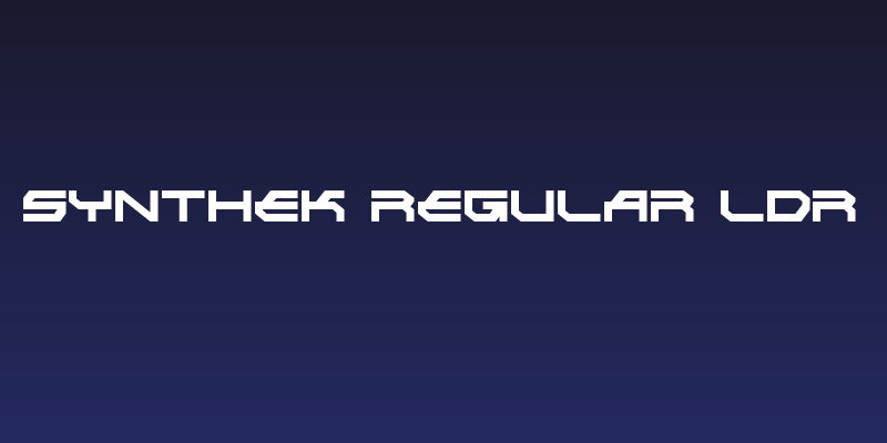 Synthek Regular LDR Social Header