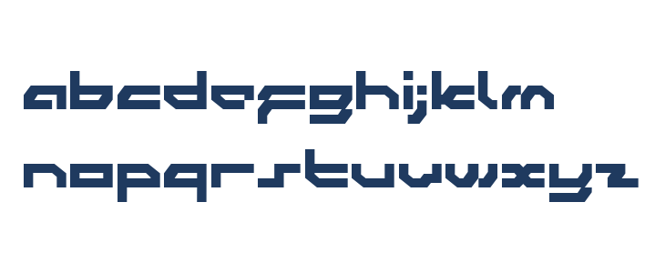 Synthek Regular LDR Lowercase