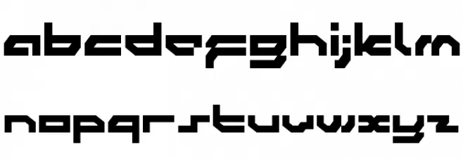 Synthek Regular LDR フォント 小文字