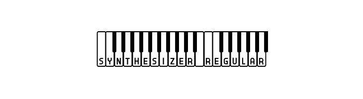 Synthesizer Regular  font caratteri gratis