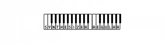 Synthesizer Regular  नि: शुल्क फ़ॉन्ट्स डाउनलोड
