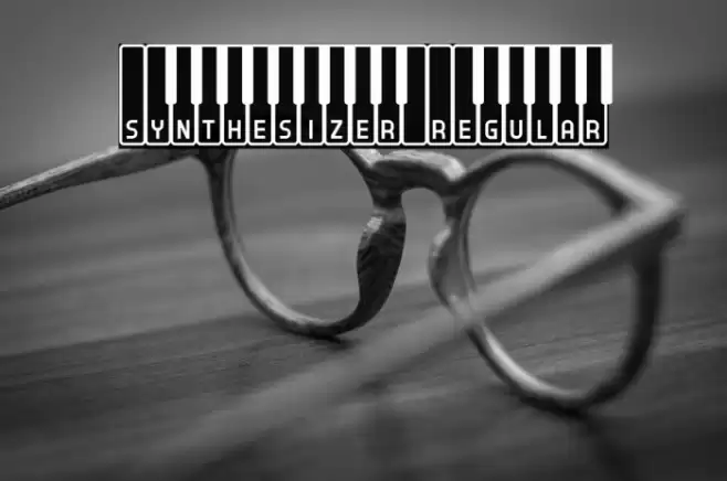 Synthesizer Regular Font examples
