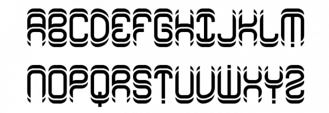 Synthetic BRK 字体 大写
