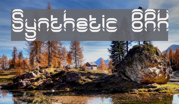 Synthetic BRK Font examples