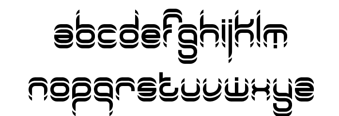 Synthetic BRK Font LOWERCASE
