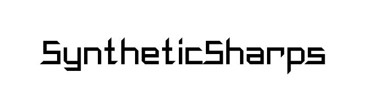 Synthetic Sharps  font caratteri gratis