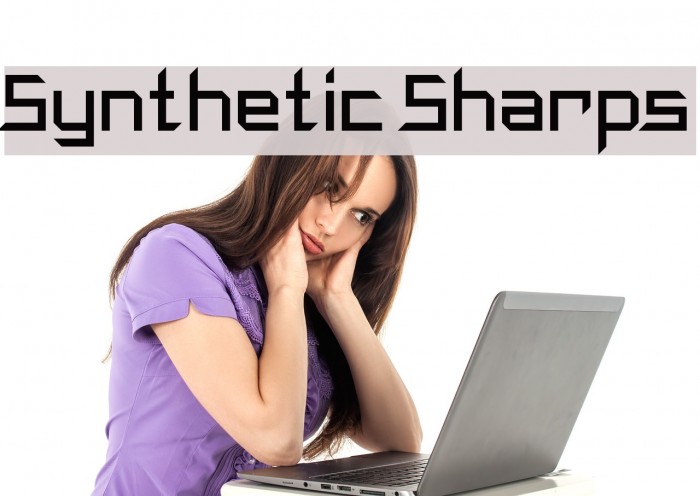 Synthetic Sharps Font examples