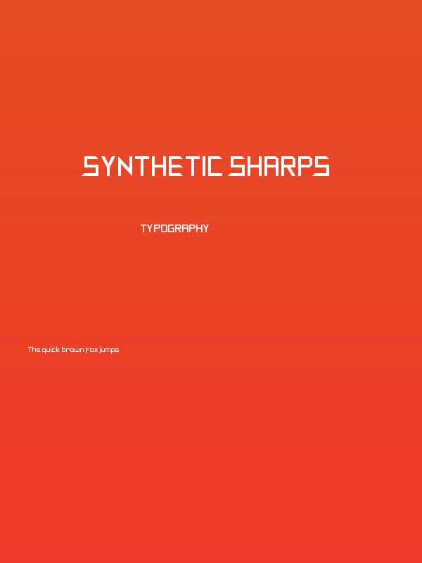 Synthetic Sharps Poster