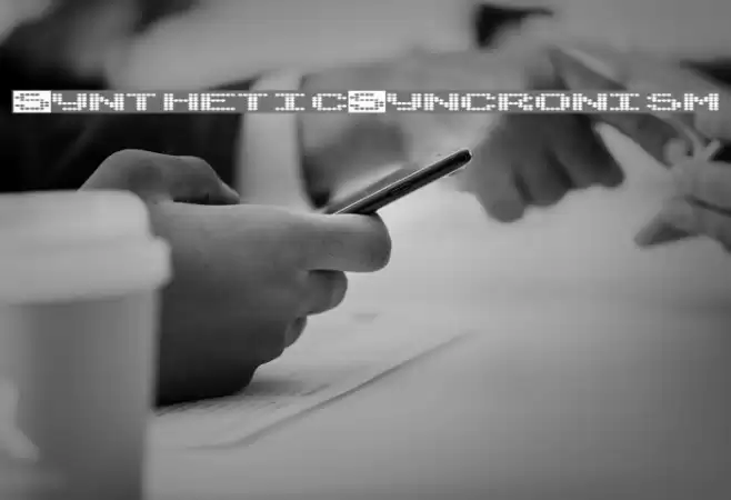 SyntheticSyncronism Font examples