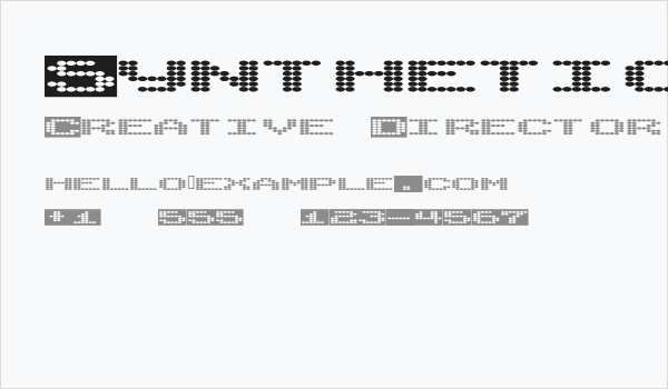 SyntheticSyncronism Business Card