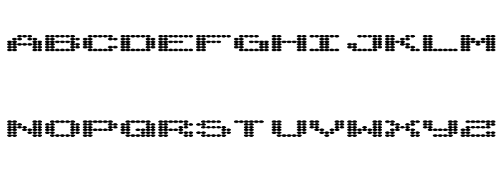 SyntheticSyncronism Font LOWERCASE