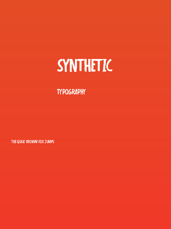 Synthetic Poster