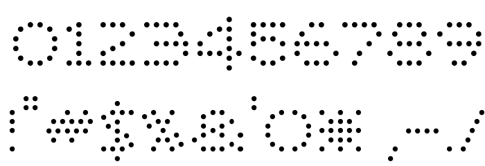 Synthetique Font OTHER CHARS